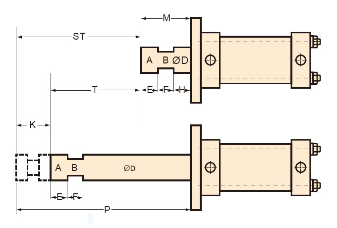 Sensor Heavy Oil Hydraulic Cylinder