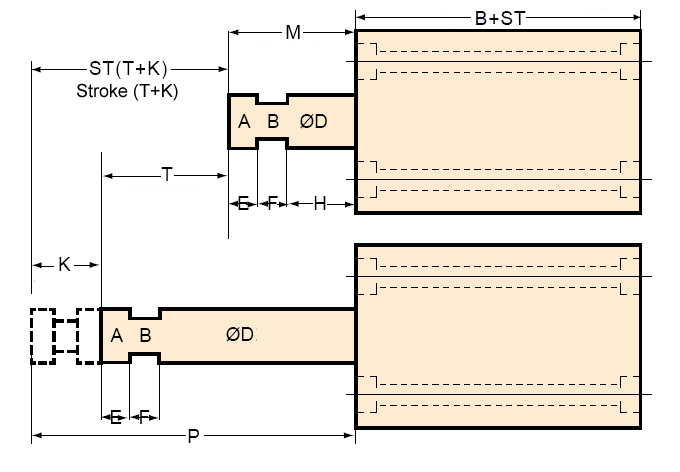 Thin Hydraulic Cylinder